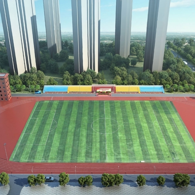 室外足球场3D模型